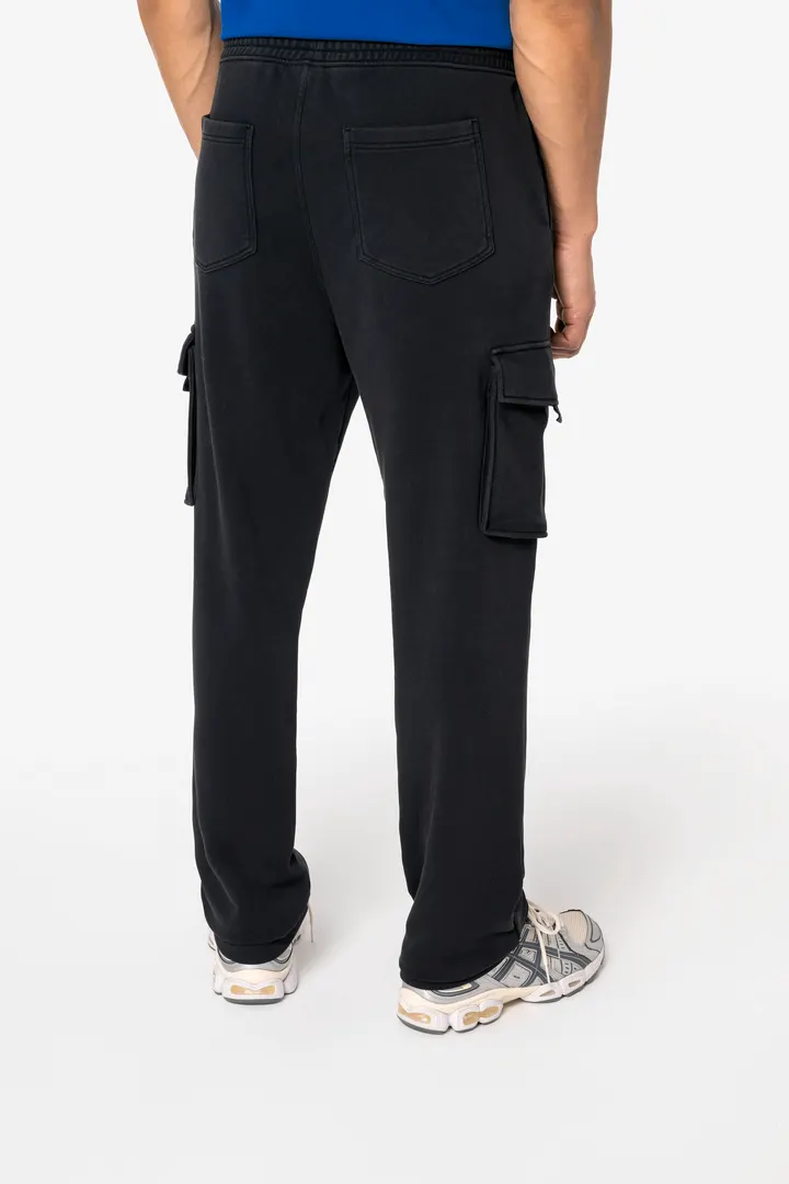 Umweltfreundliche Cargohose aus verwaschenem French Terry für Herren 2