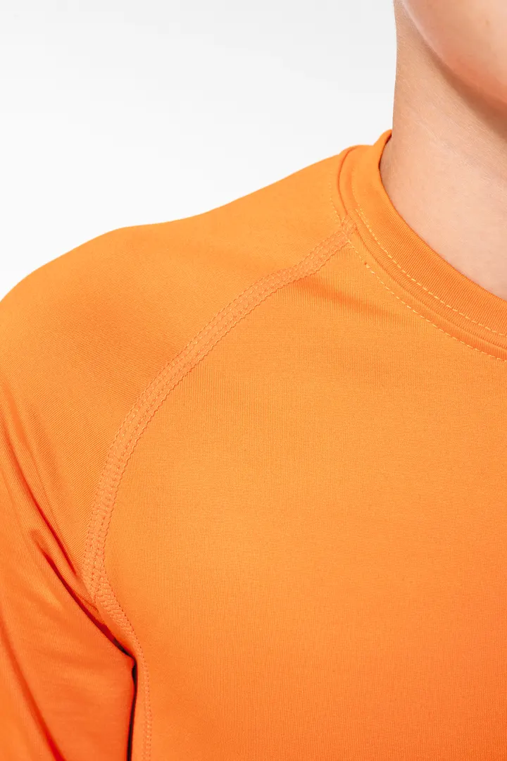 Kinder Langarm Doppelhaut T-Shirt. Schnelltrocknend 4