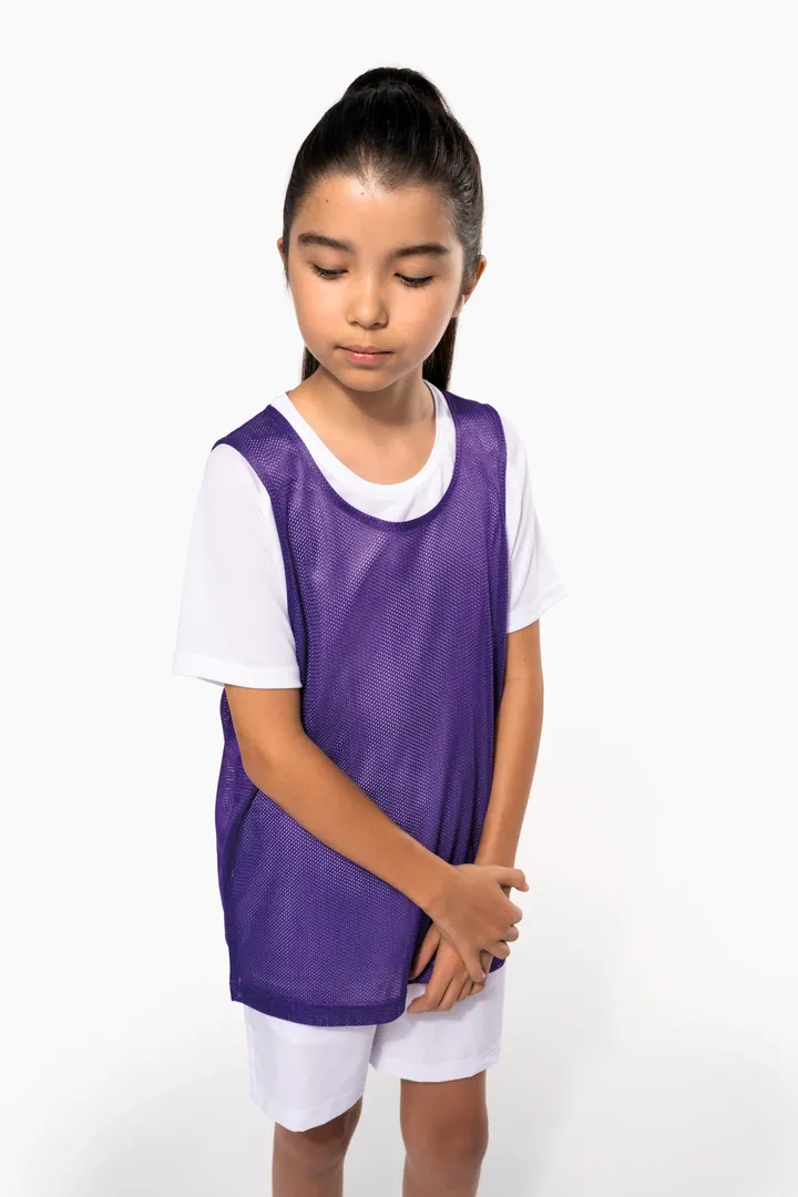 Chasuble en filet léger multisports enfant 5