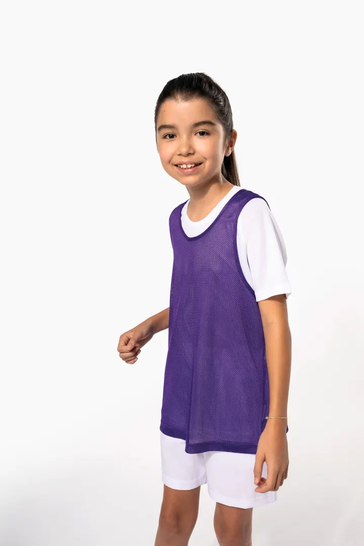 Chasuble en filet léger multisports enfant 6