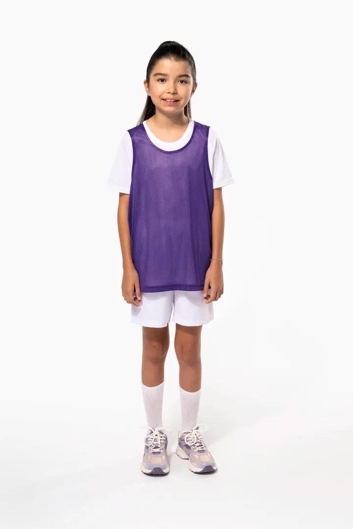 Chasuble en filet léger multisports enfant 2