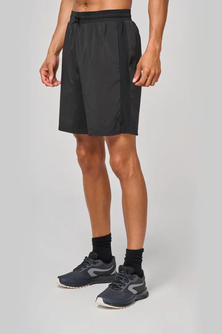 Umweltfreundliche 2-in-1-Shorts mit integrierter Untershort für Herren 4