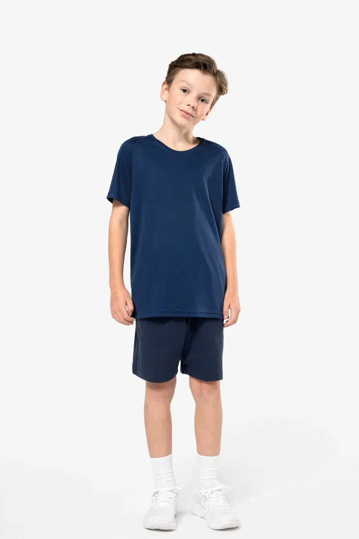Kinder Basic Sport Funktionsshirt Kurzarm 27
