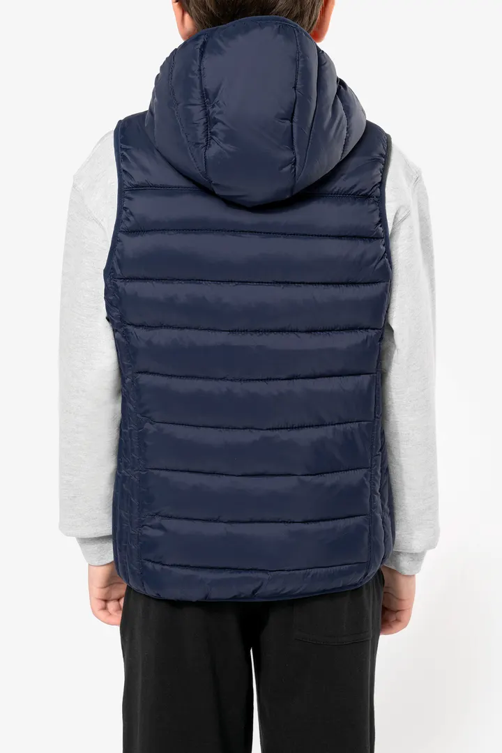 Bodywarmer à capuche enfant