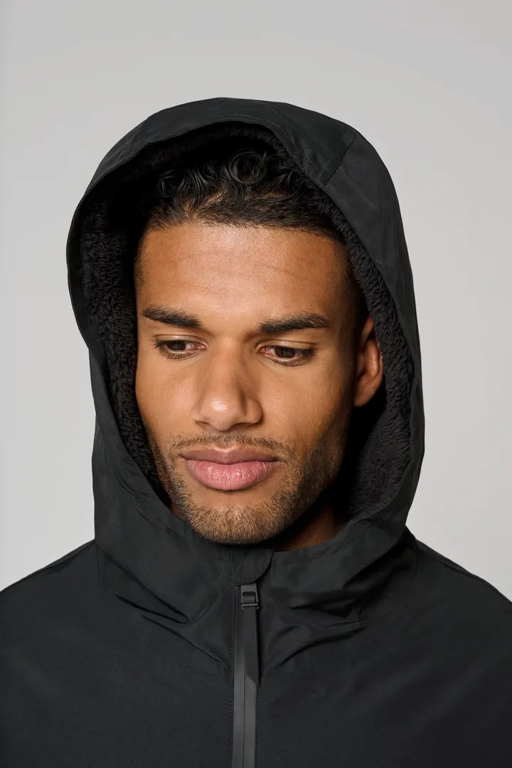 Parka longue doublée sherpa unisexe 11