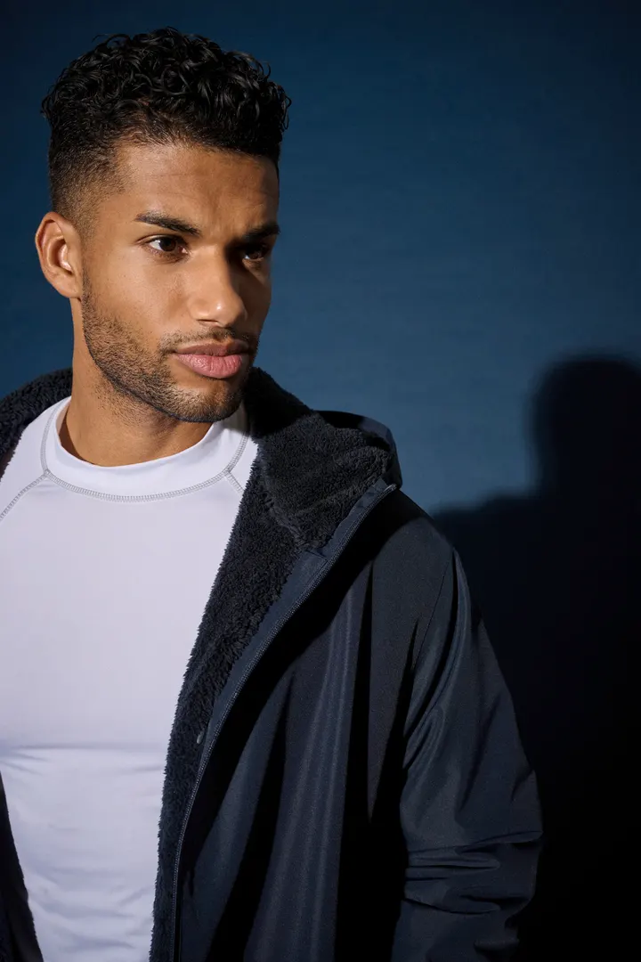 Parka longue doublée sherpa unisexe 14