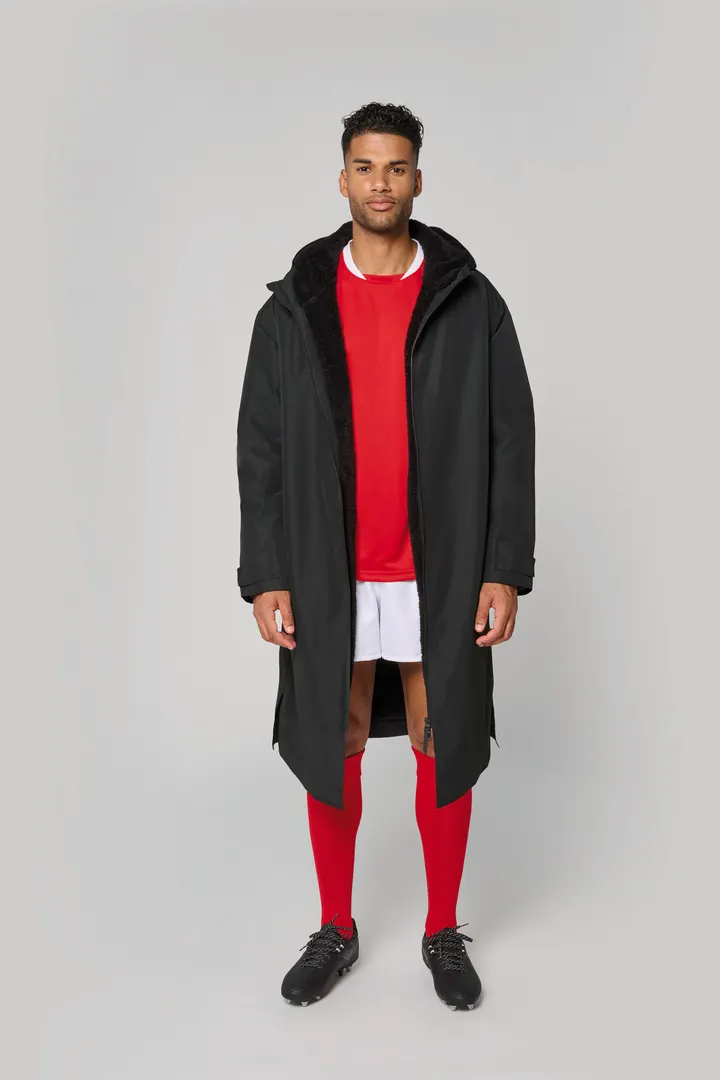 Parka longue doublée sherpa unisexe 26