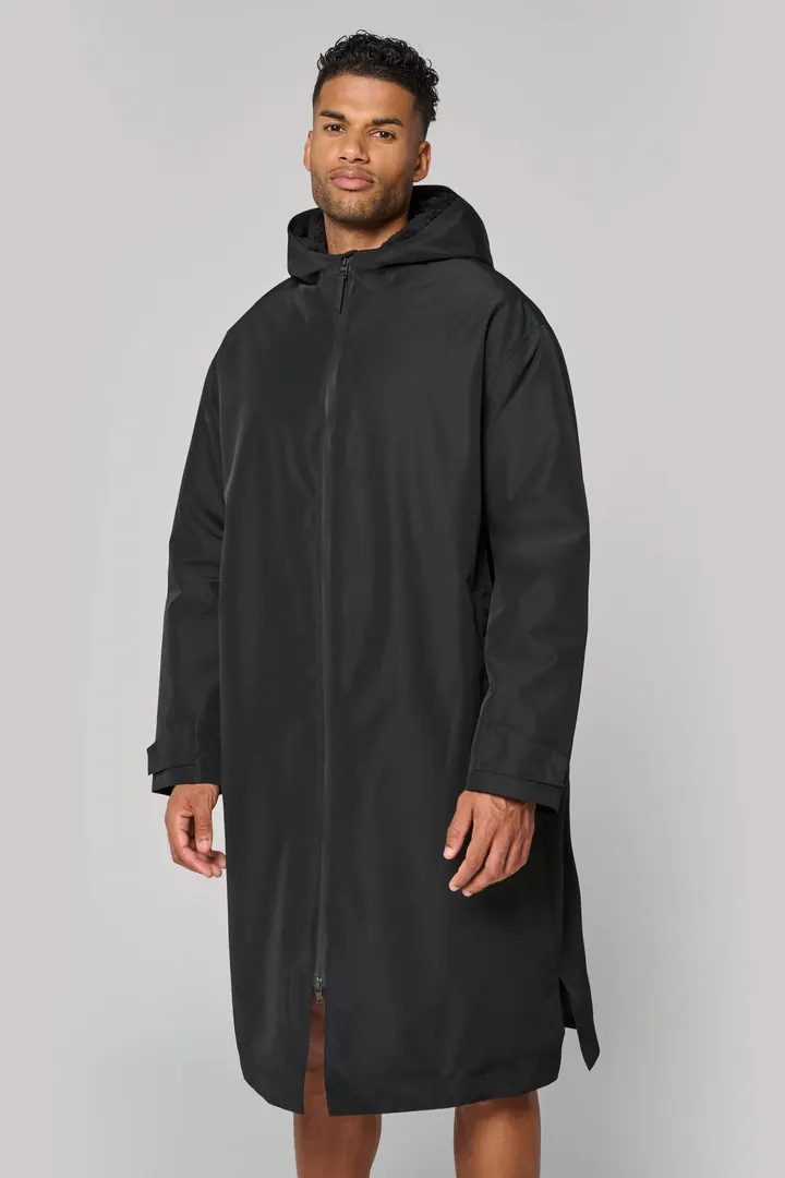 Parka longue doublée sherpa unisexe 5