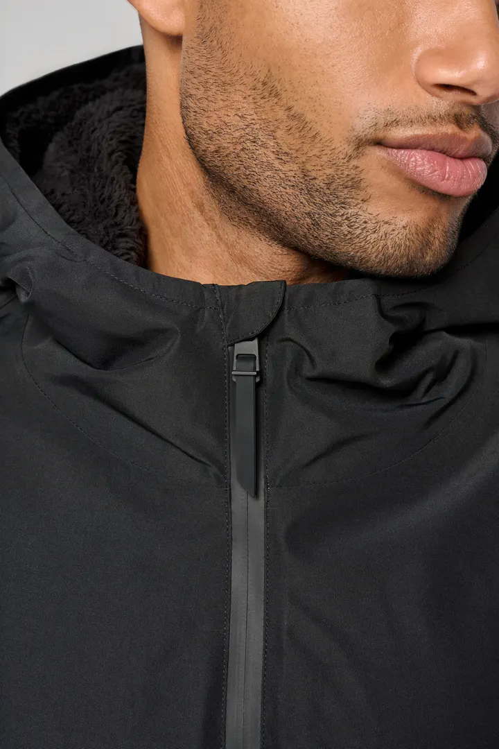Parka longue doublée sherpa unisexe 6