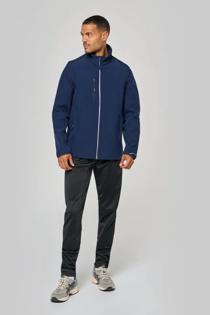 Veste softshell sport manches amovibles unisexe 9