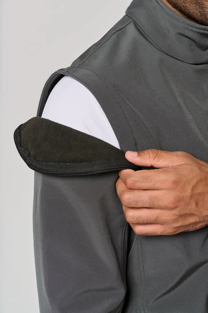 Veste softshell sport manches amovibles unisexe 27