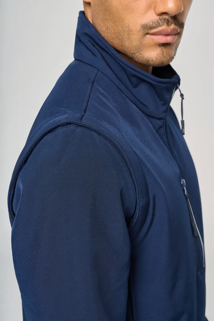 Veste softshell sport manches amovibles unisexe 37