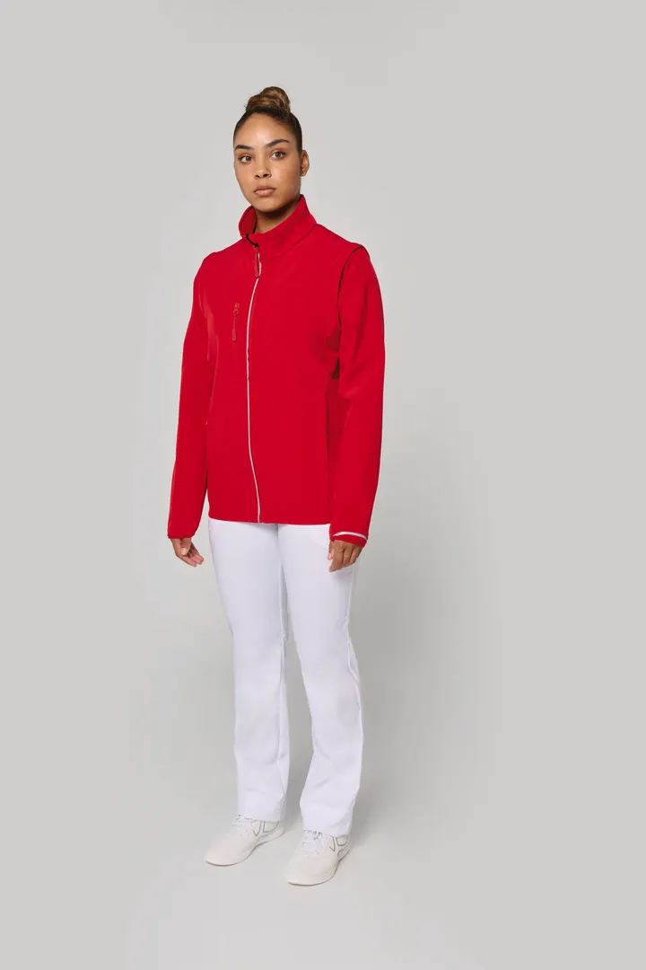Veste softshell sport manches amovibles unisexe 33