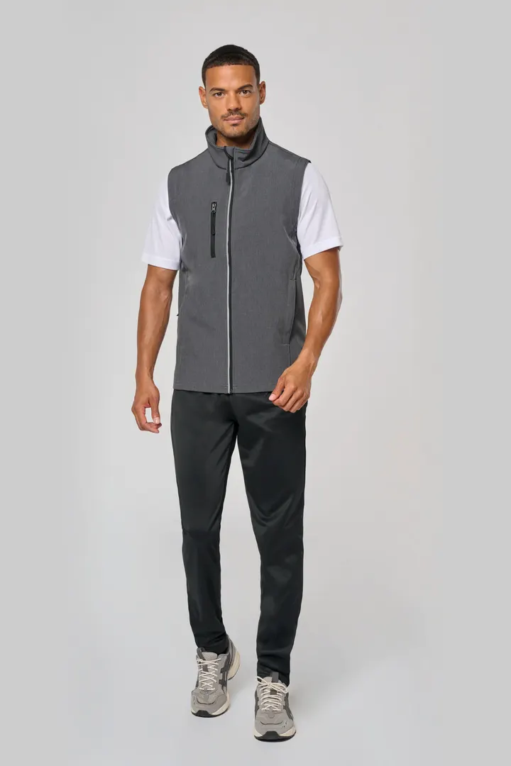 Veste softshell sport manches amovibles unisexe 13