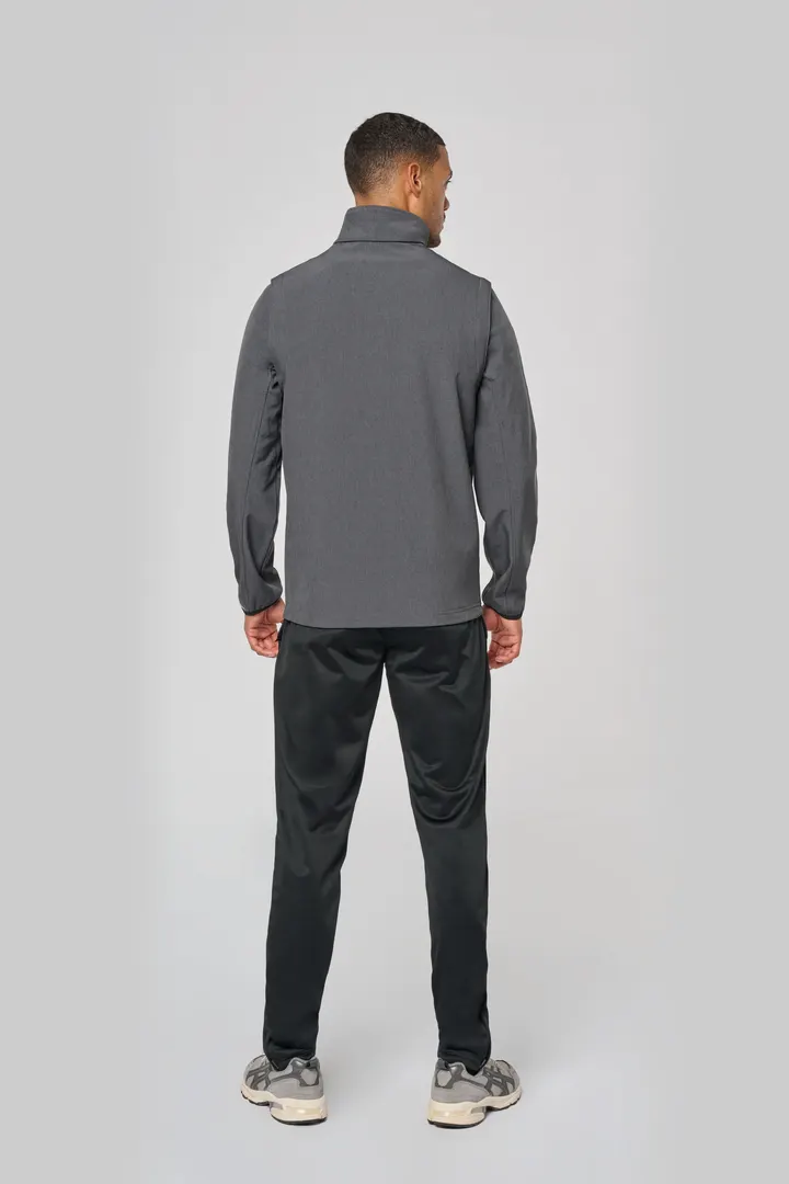 Veste softshell sport manches amovibles unisexe 19