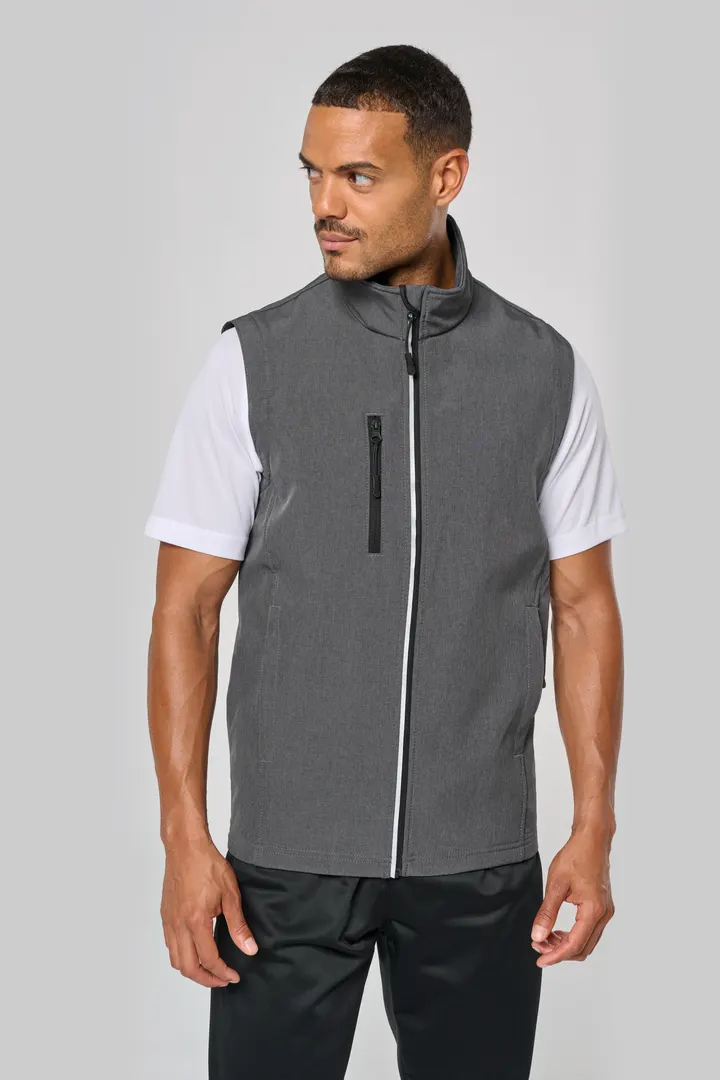 Veste softshell sport manches amovibles unisexe 2