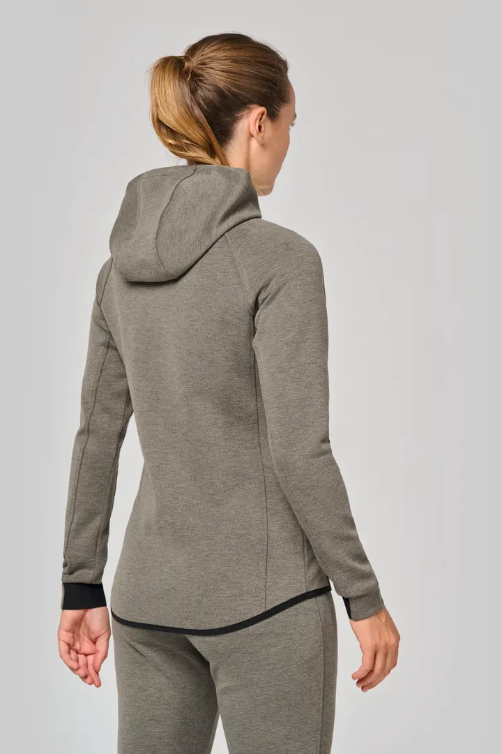 Damen-Funktions- performance Kapuzenjacke 7