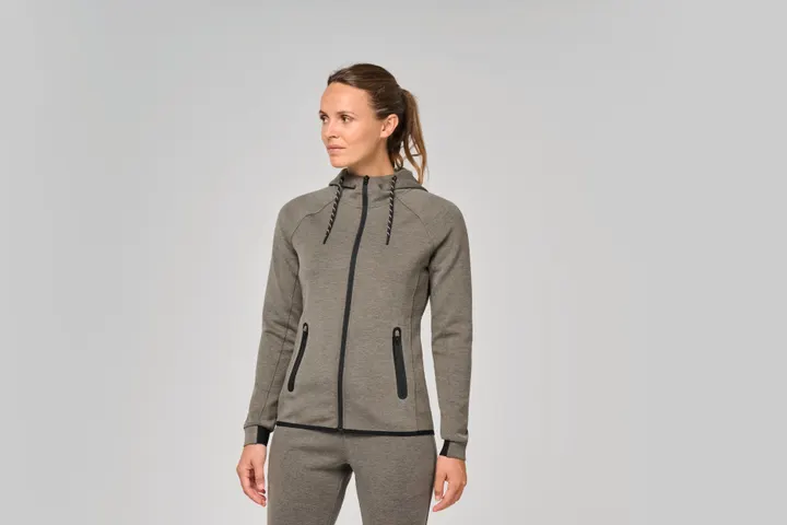 Damen-Funktions- performance Kapuzenjacke 14