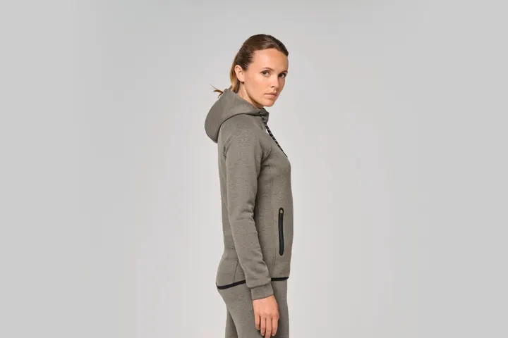 Damen-Funktions- performance Kapuzenjacke 17