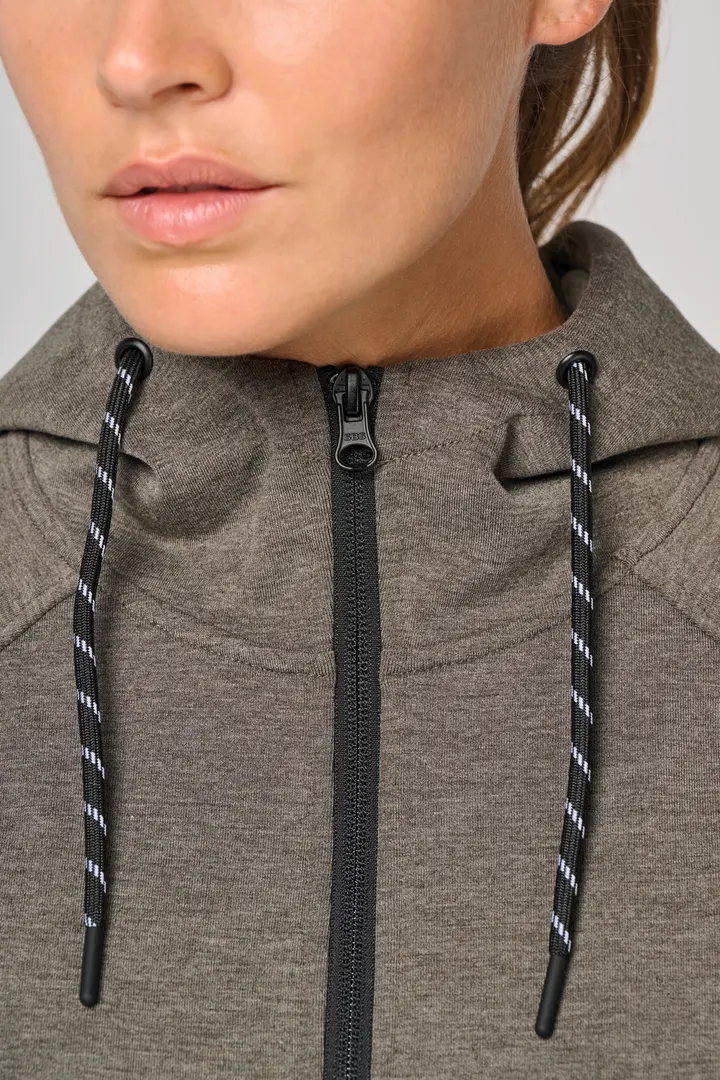 Damen-Funktions- performance Kapuzenjacke 21