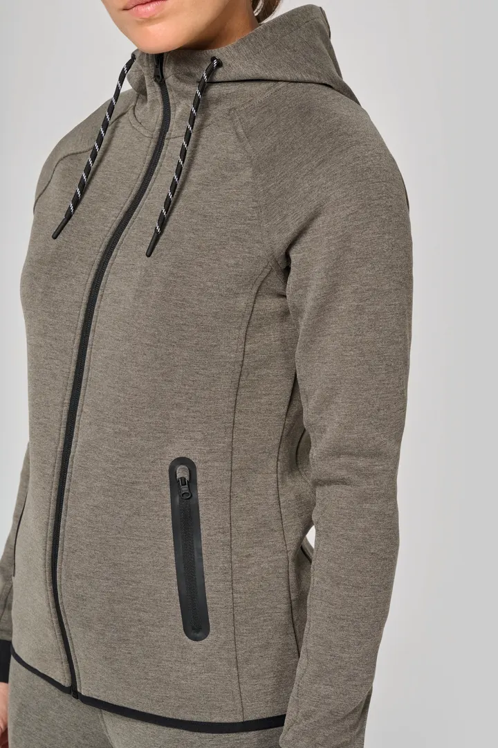 Damen-Funktions- performance Kapuzenjacke 31