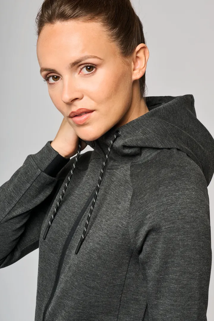 Damen-Funktions- performance Kapuzenjacke 15
