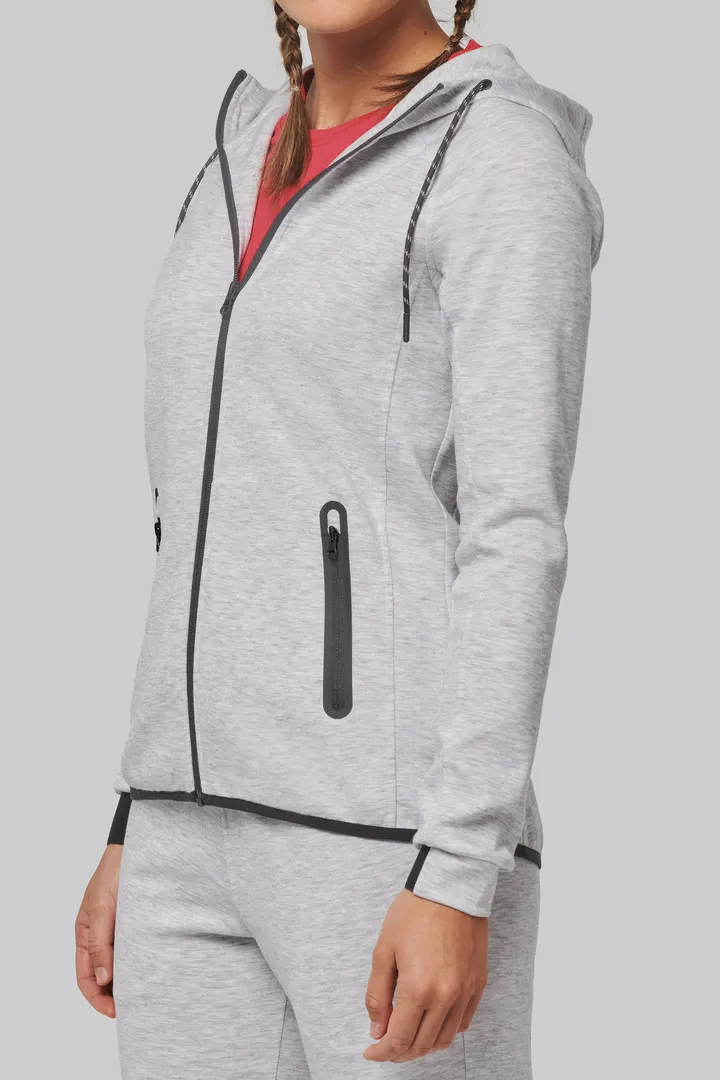 Damen-Funktions- performance Kapuzenjacke 3