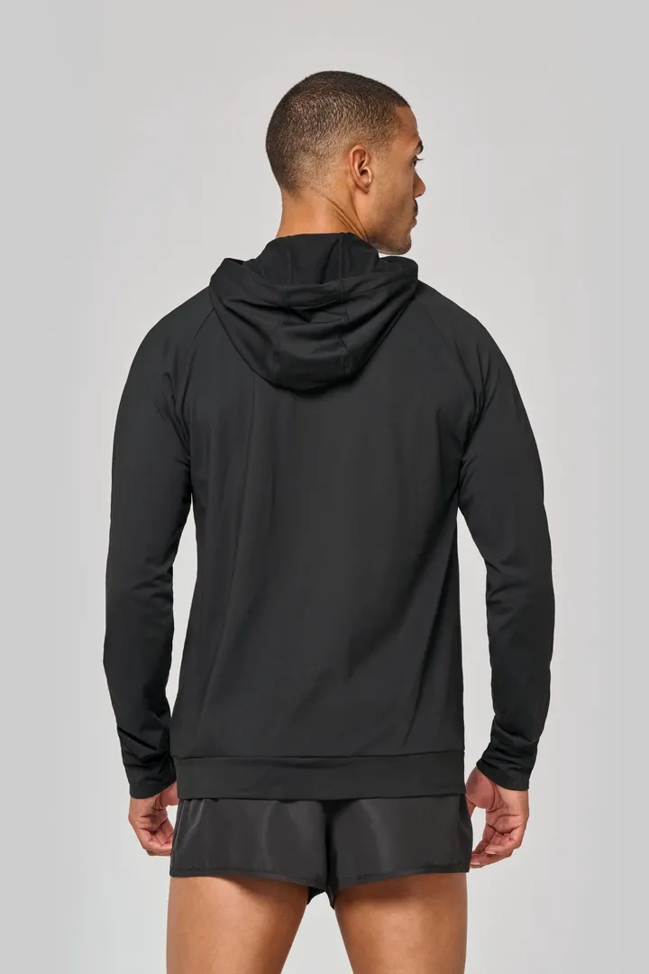 Kapuzen-Sweatshirt 1/4 Sport-Reißverschluss Unisex 4