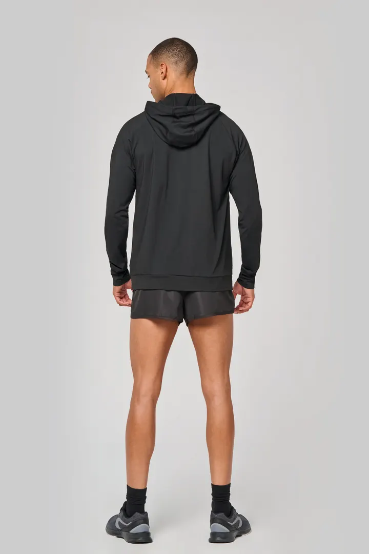 Kapuzen-Sweatshirt 1/4 Sport-Reißverschluss Unisex 9