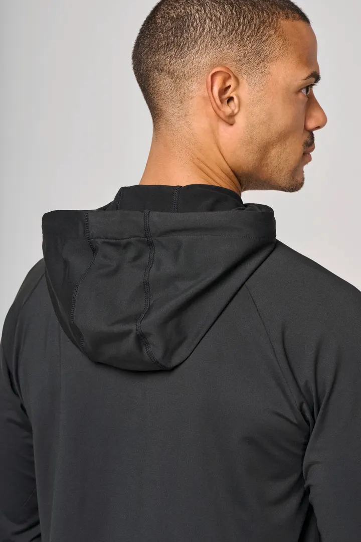 Kapuzen-Sweatshirt 1/4 Sport-Reißverschluss Unisex 19