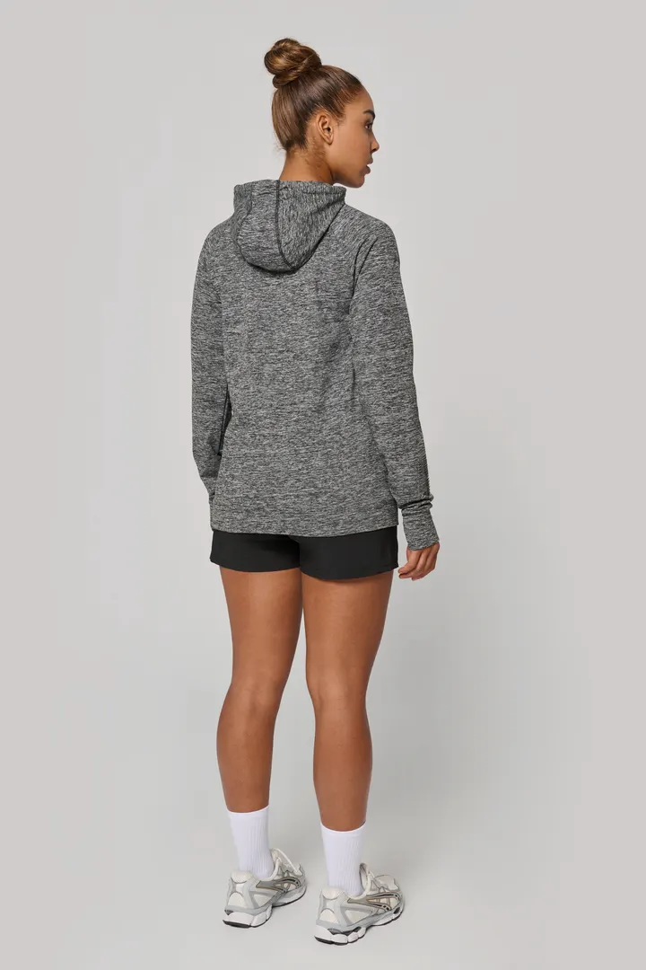 Kapuzen-Sweatshirt 1/4 Sport-Reißverschluss Unisex 23