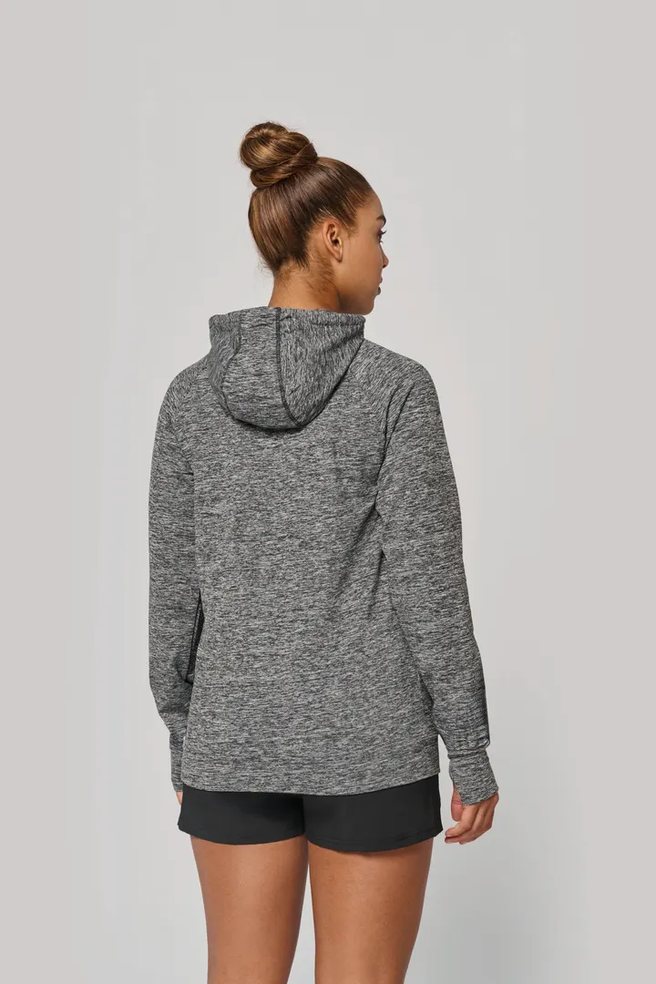 Kapuzen-Sweatshirt 1/4 Sport-Reißverschluss Unisex 24