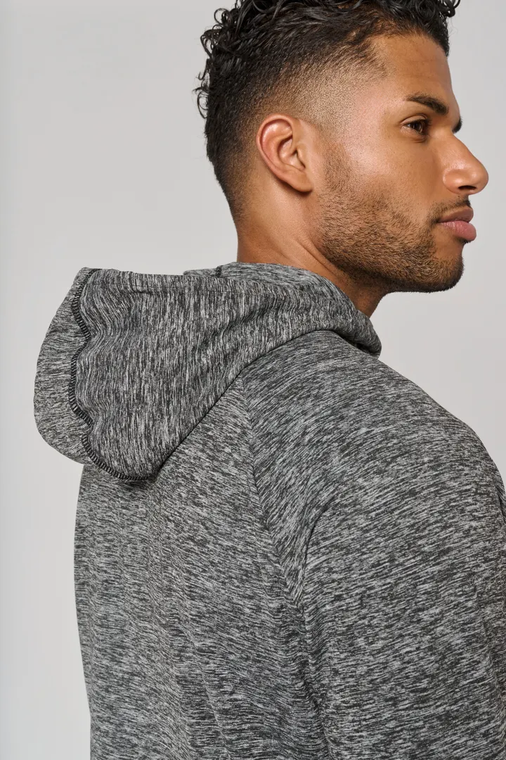 Kapuzen-Sweatshirt 1/4 Sport-Reißverschluss Unisex 10