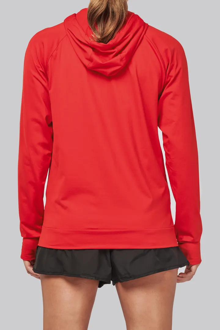 Kapuzen-Sweatshirt 1/4 Sport-Reißverschluss Unisex 17
