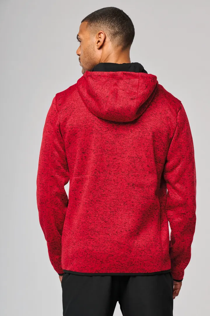 Herren-Hoodie aus Chiné 5