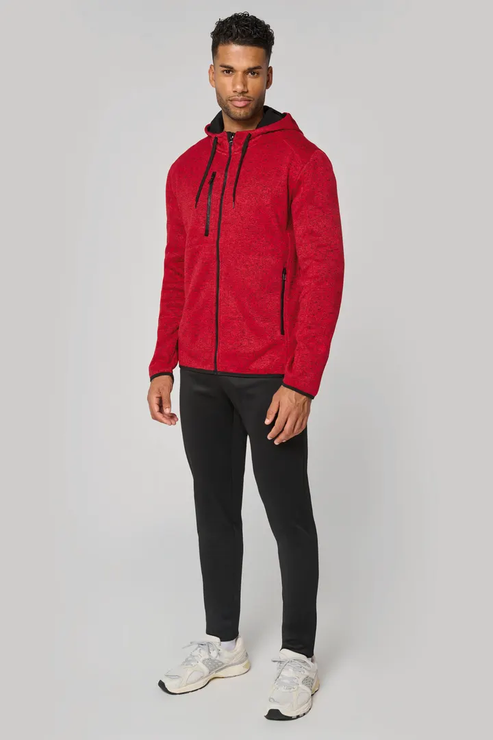 Herren-Hoodie aus Chiné 4
