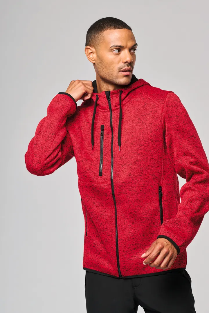 Herren-Hoodie aus Chiné 8