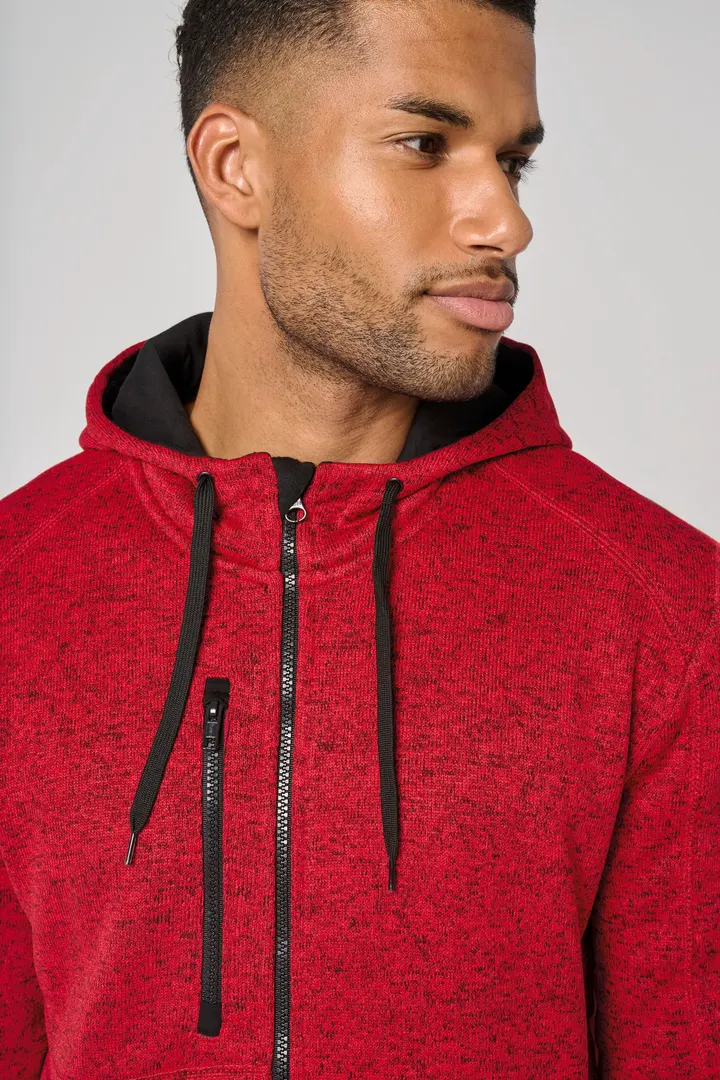 Herren-Hoodie aus Chiné 7