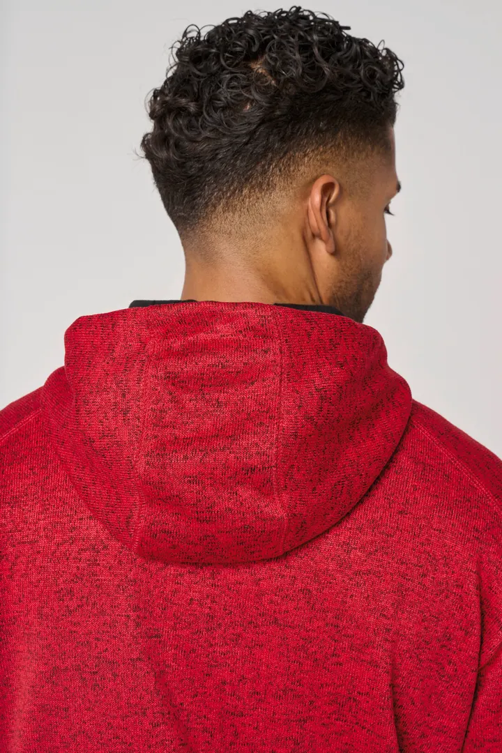 Herren-Hoodie aus Chiné 11