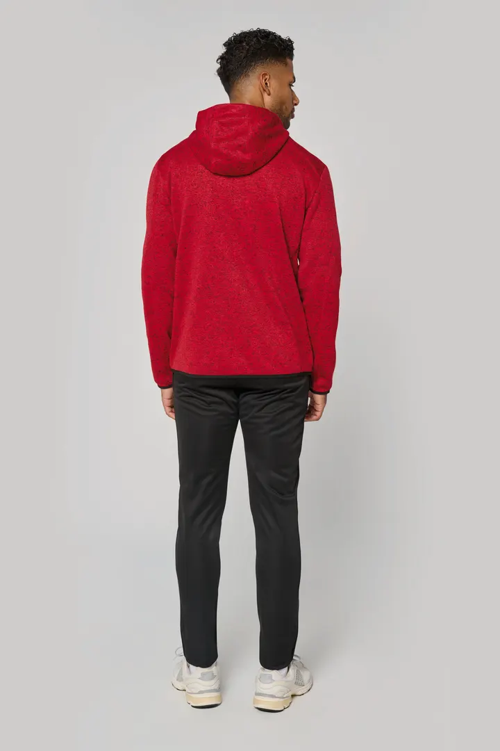 Herren-Hoodie aus Chiné 15