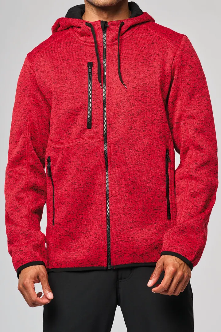 Herren-Hoodie aus Chiné 3
