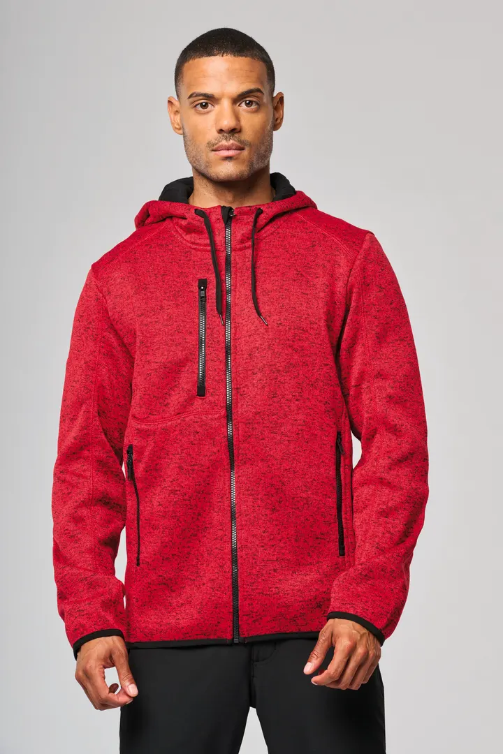 Herren-Hoodie aus Chiné 2
