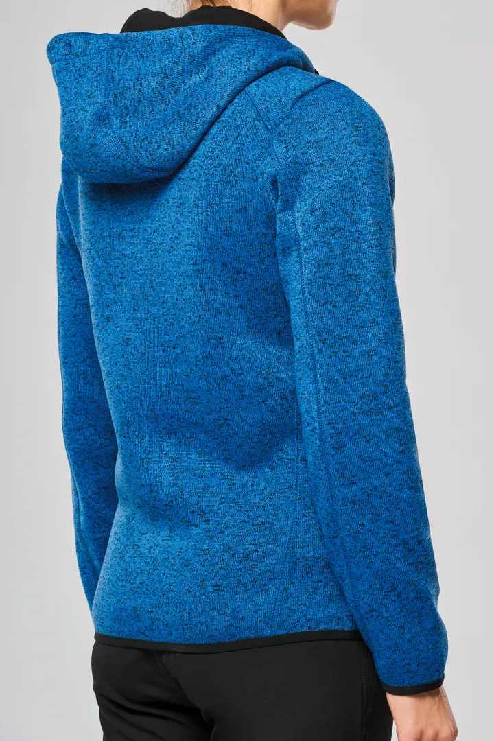 Damen-Hoodie aus Chiné 6