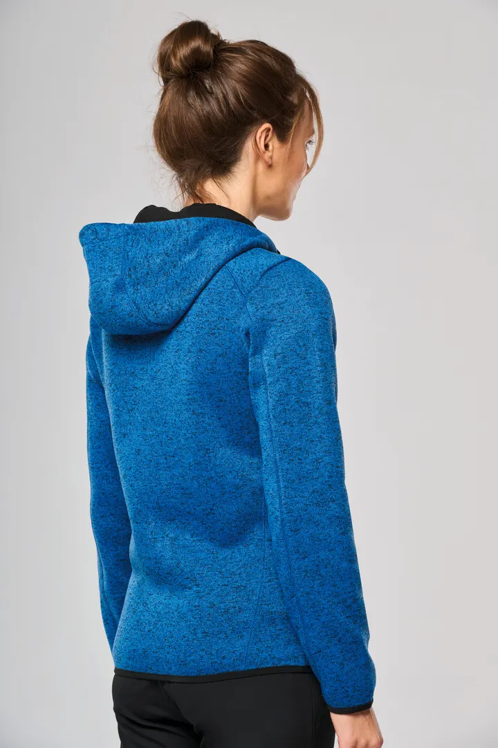 Damen-Hoodie aus Chiné 5