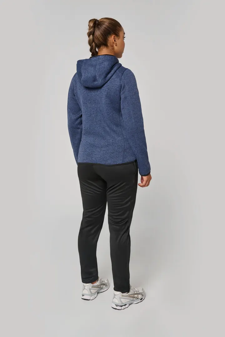 Damen-Hoodie aus Chiné 7