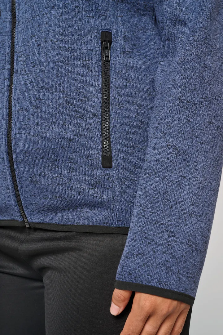 Damen-Hoodie aus Chiné 13