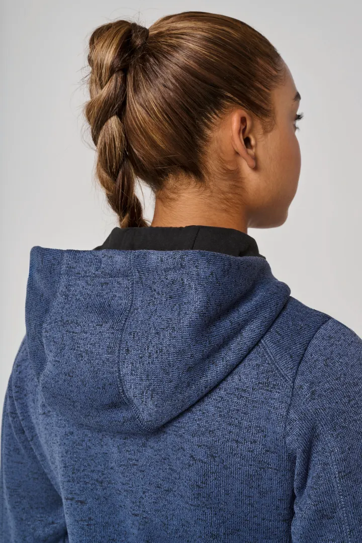 Damen-Hoodie aus Chiné 15