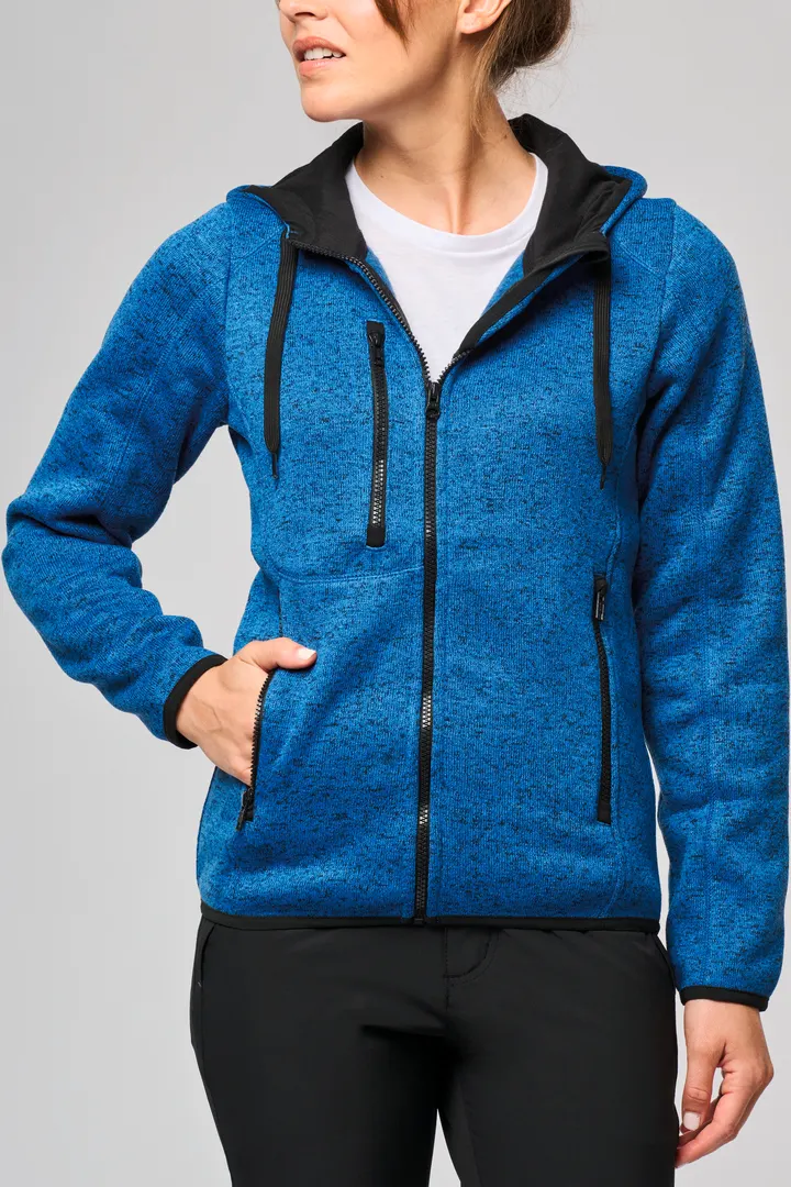Damen-Hoodie aus Chiné 3