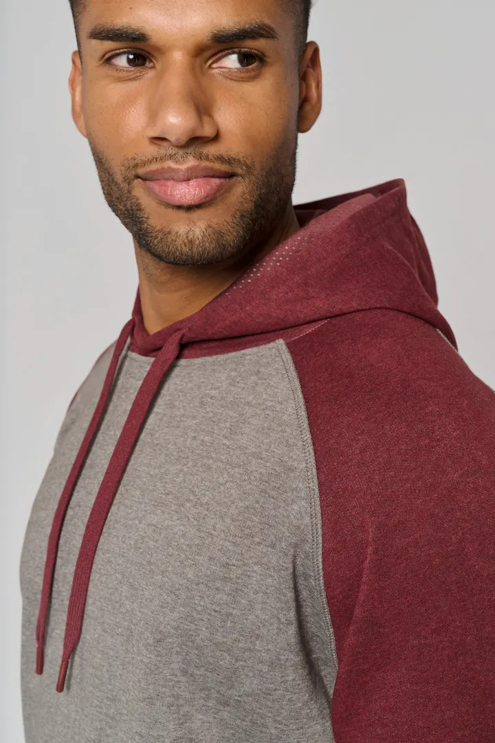 Zweifarbiges Kapuzensweatshirt für Erwachsene 17