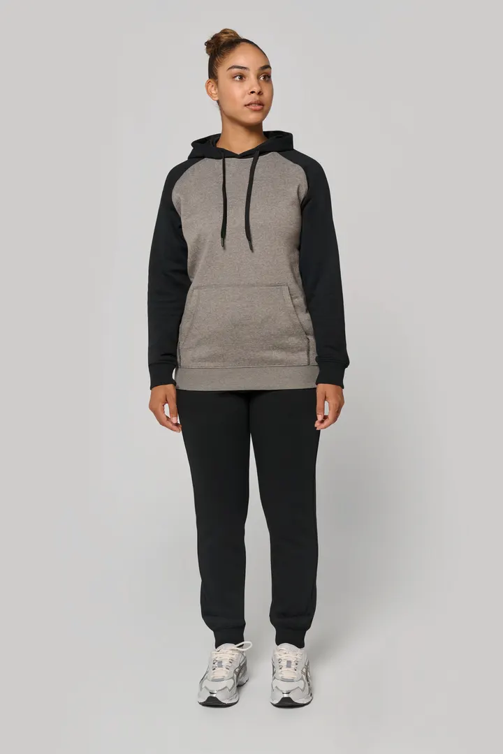 Zweifarbiges Kapuzensweatshirt für Erwachsene 19